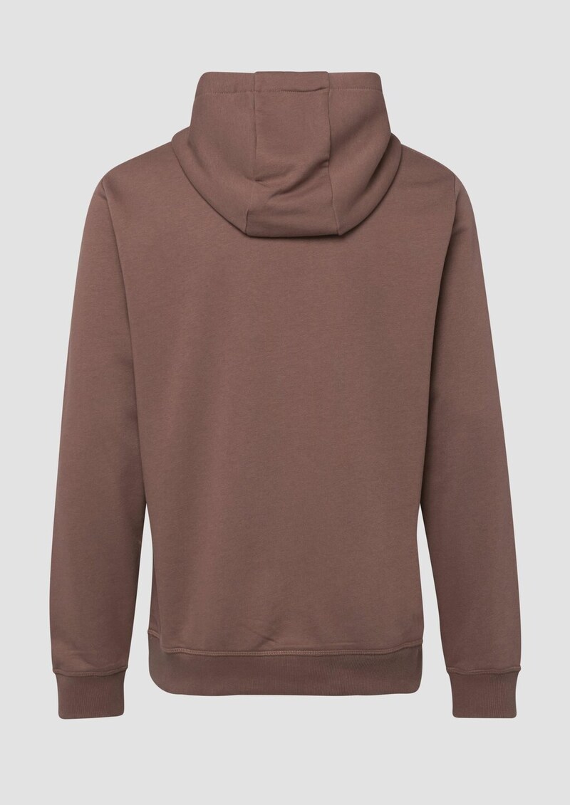 Kapuzenpullover aus Baumwollmix mit Logo-Print