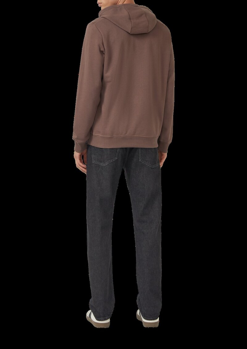 Kapuzenpullover aus Baumwollmix mit Logo-Print