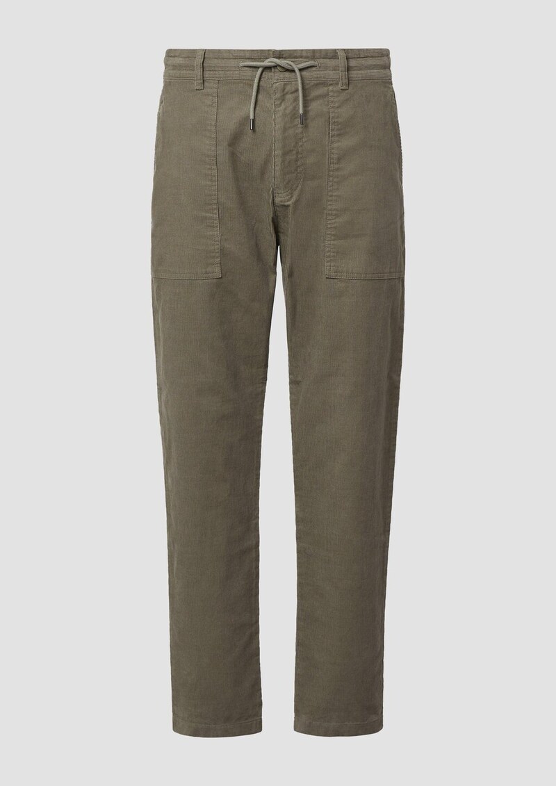 Detroit: Relaxed-Fit-Hose aus Cord mit Tunnelzug