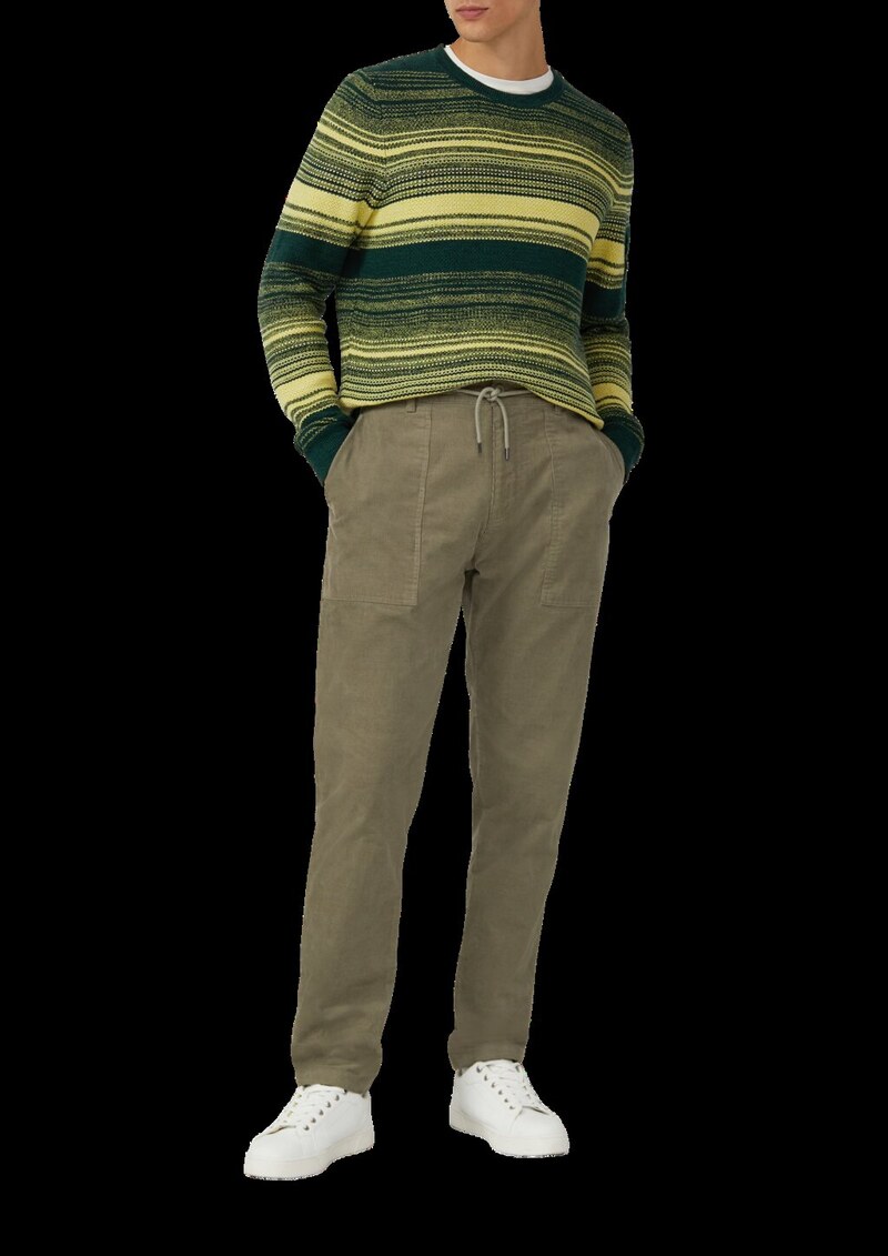 Detroit: Relaxed-Fit-Hose aus Cord mit Tunnelzug