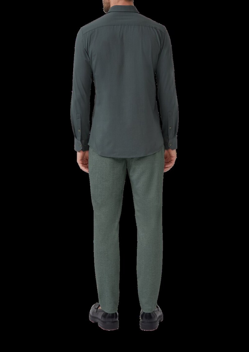 Tailored Fit: Hemd aus Premium-Jersey