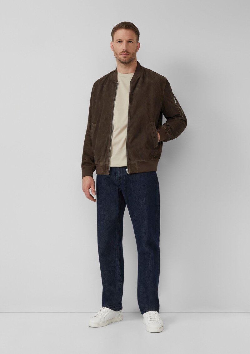 T-Shirt aus Edeljersey mit Crew Neck