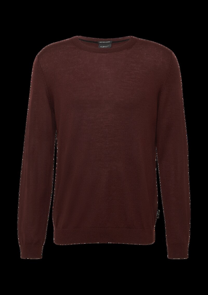 Strickpullover aus reiner Merinowolle