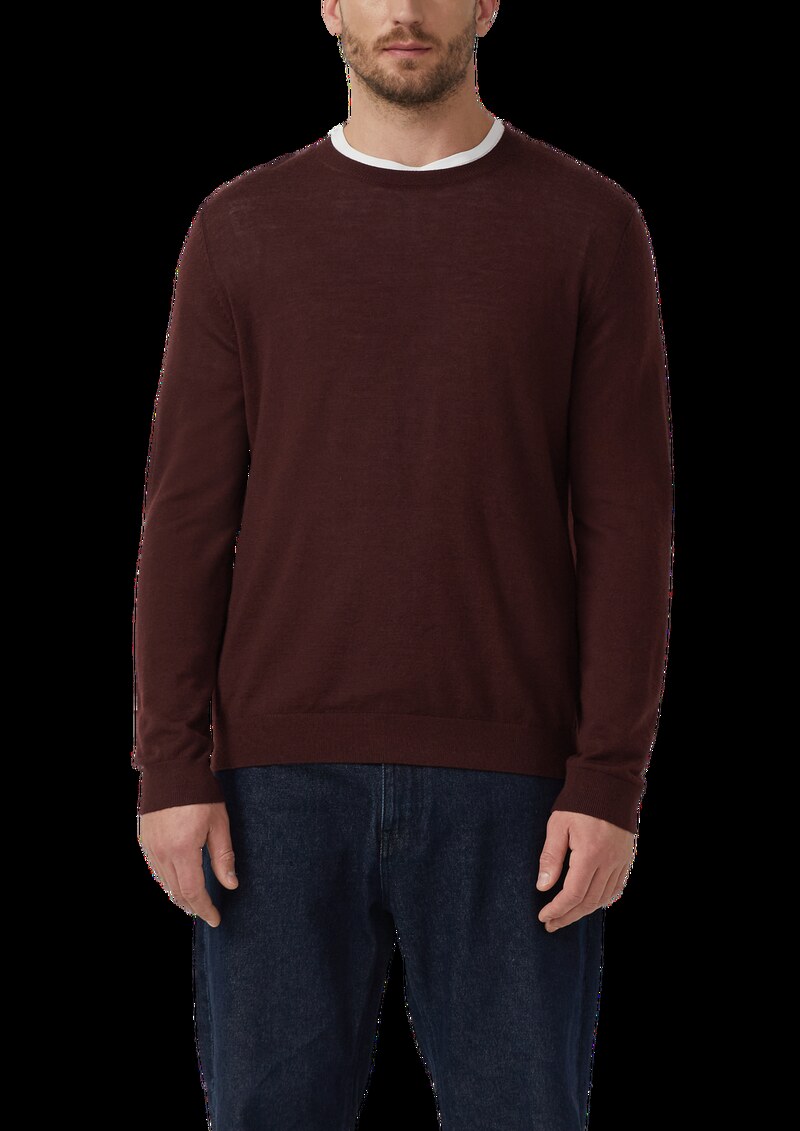 Strickpullover aus reiner Merinowolle