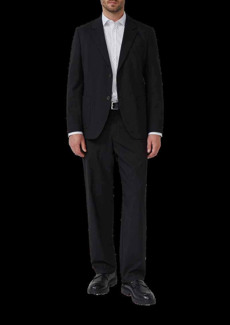 Tailored Fit: Langarmhemd mit All-over-Print