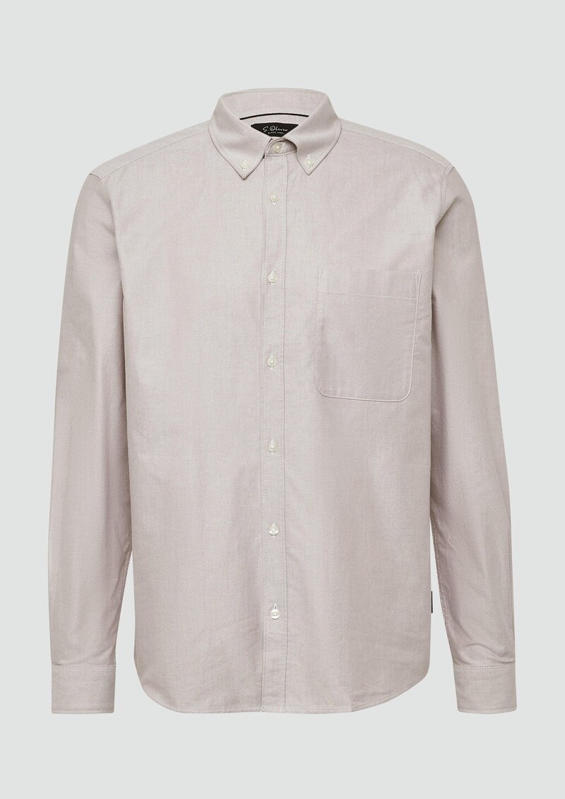 Regular Fit: Oxfordhemd mit Button-Down-Kragen