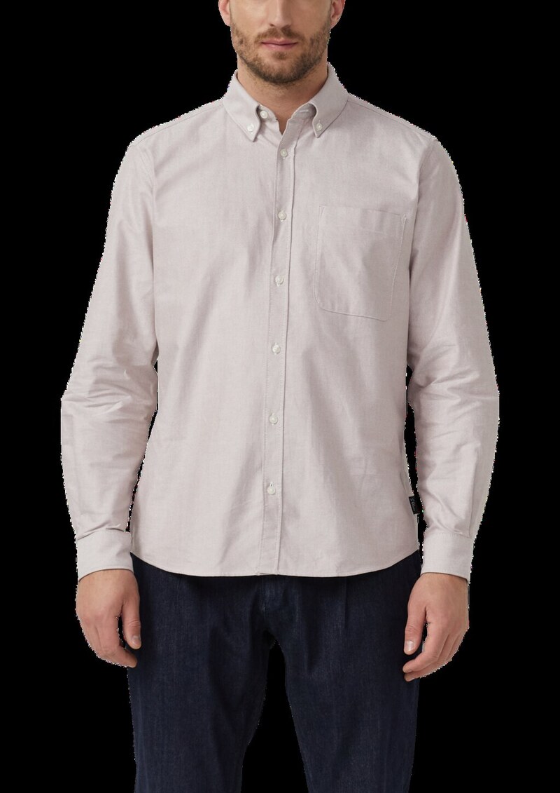 Regular Fit: Oxfordhemd mit Button-Down-Kragen