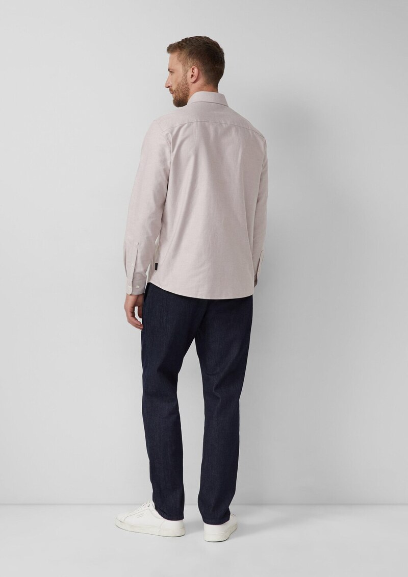 Regular Fit: Oxfordhemd mit Button-Down-Kragen