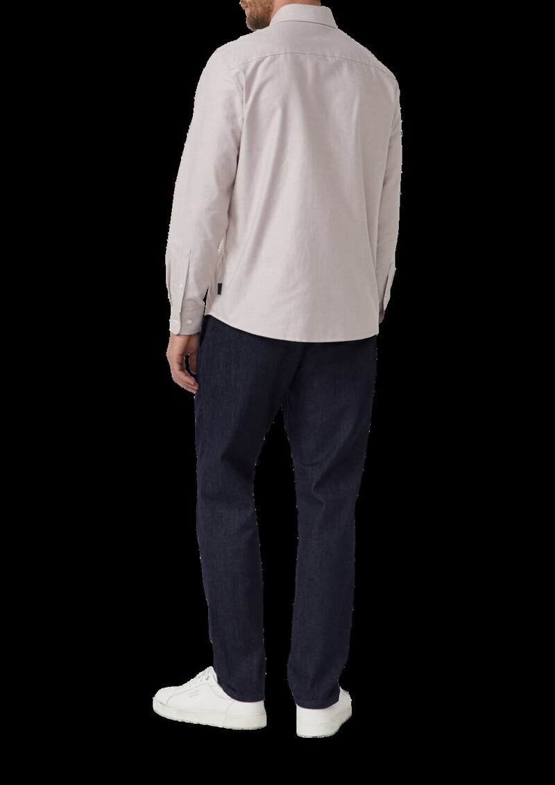 Regular Fit: Oxfordhemd mit Button-Down-Kragen