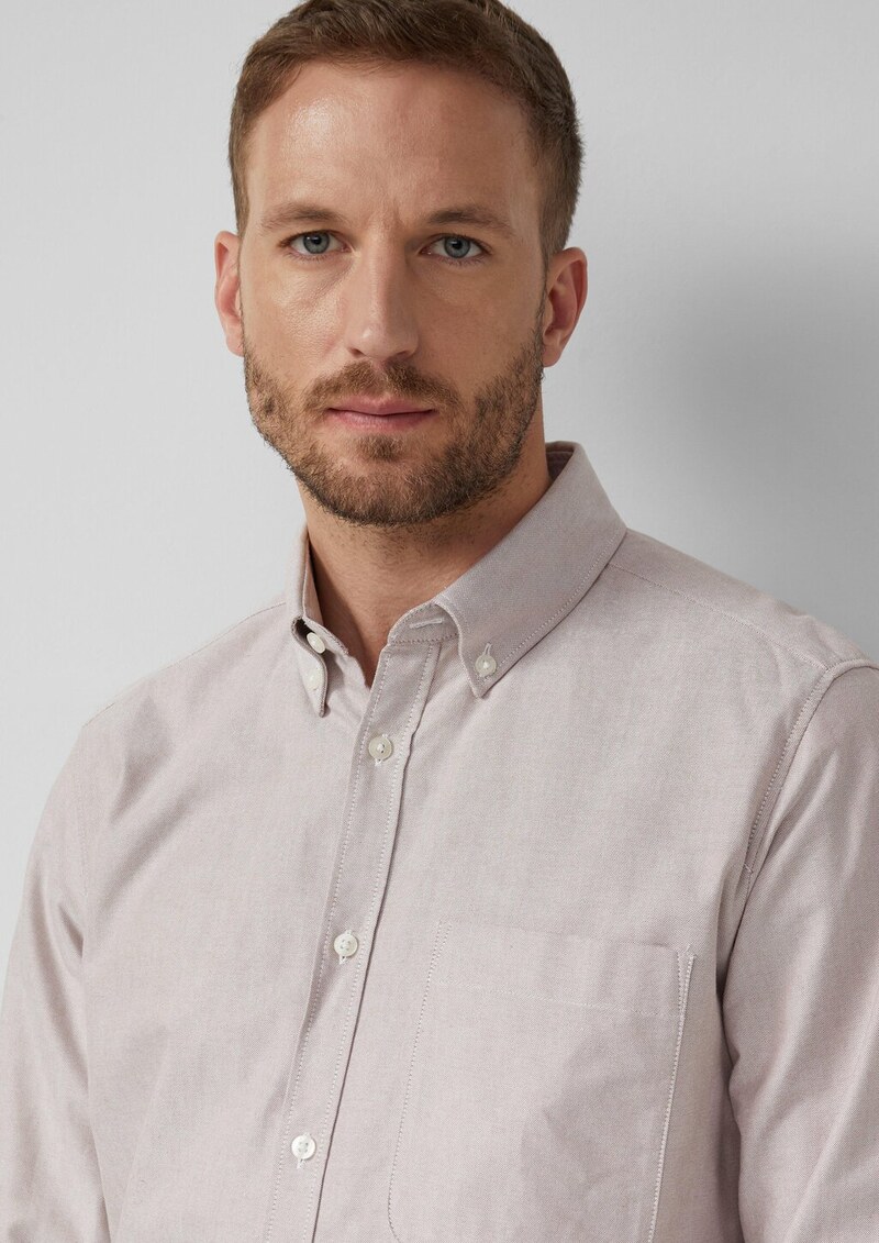 Regular Fit: Oxfordhemd mit Button-Down-Kragen