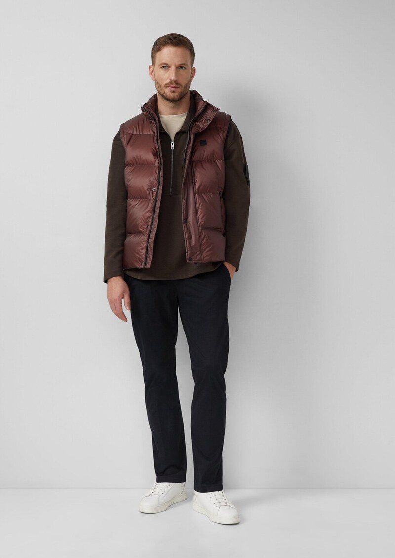 Softes Relaxed-Fit-Sweatshirt aus Baumwollmix mit Label-Patch