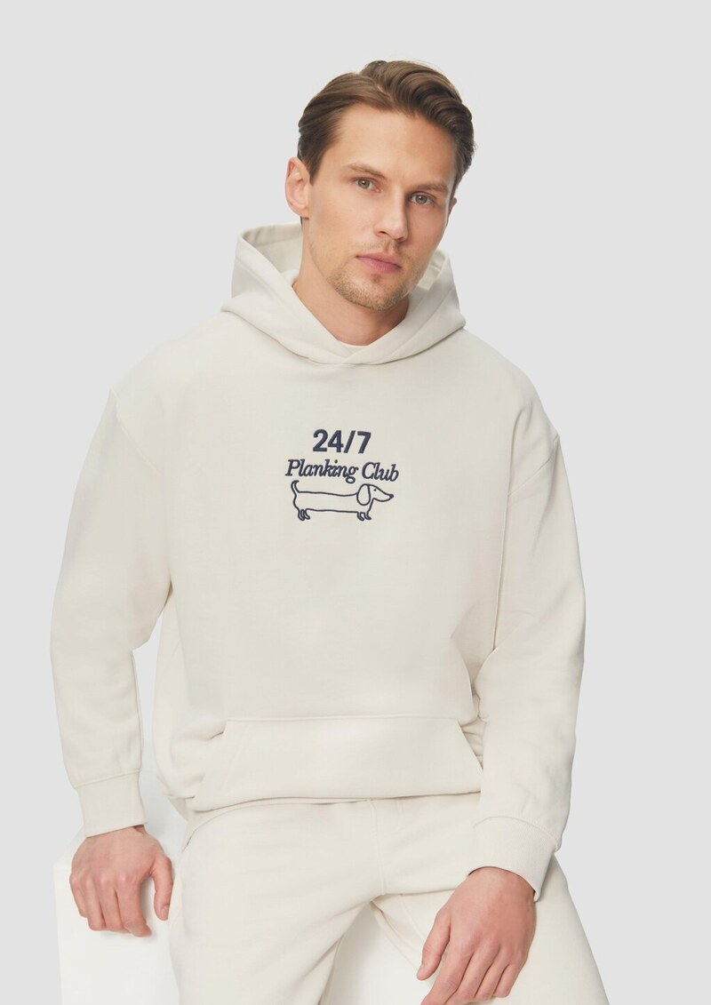 Softer Hoodie mit Stickerei im Relaxed Fit