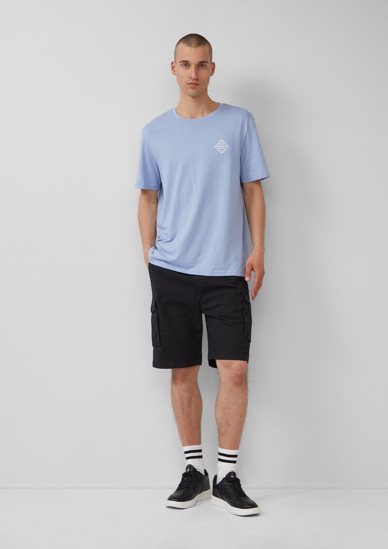 Cargo-Short aus strukturierter Ware