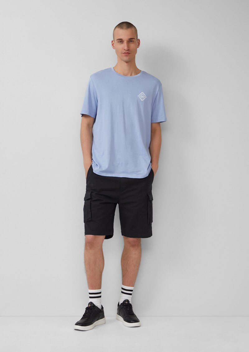 Cargo-Short aus strukturierter Ware