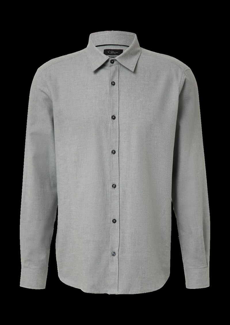 Regular Fit: Hemd aus feinem Baumwollflanell