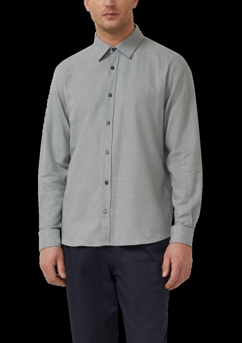 Regular Fit: Hemd aus feinem Baumwollflanell