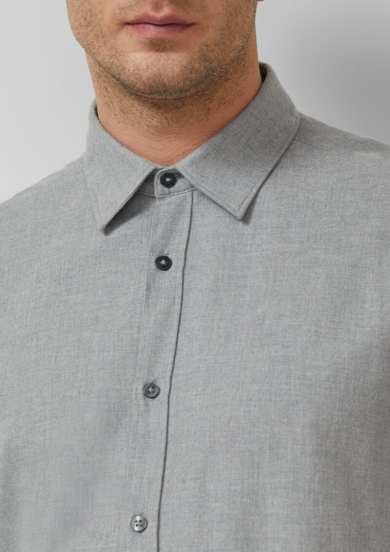 Regular Fit: Hemd aus feinem Baumwollflanell