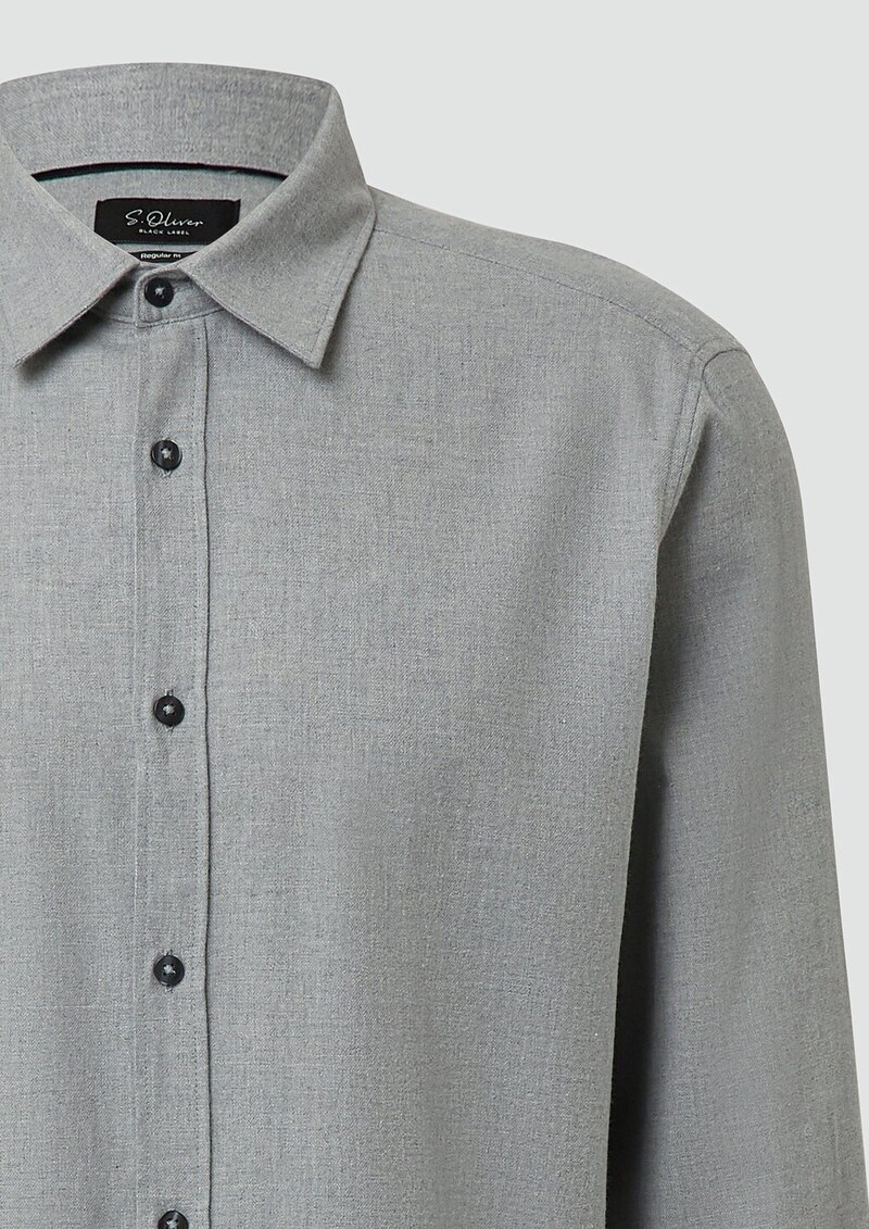 Regular Fit: Hemd aus feinem Baumwollflanell