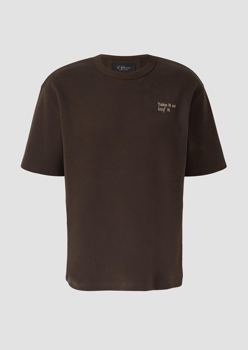 Softes Relaxed-Fit-Shirt aus Heavy Jersey mit Rücken-Artwork