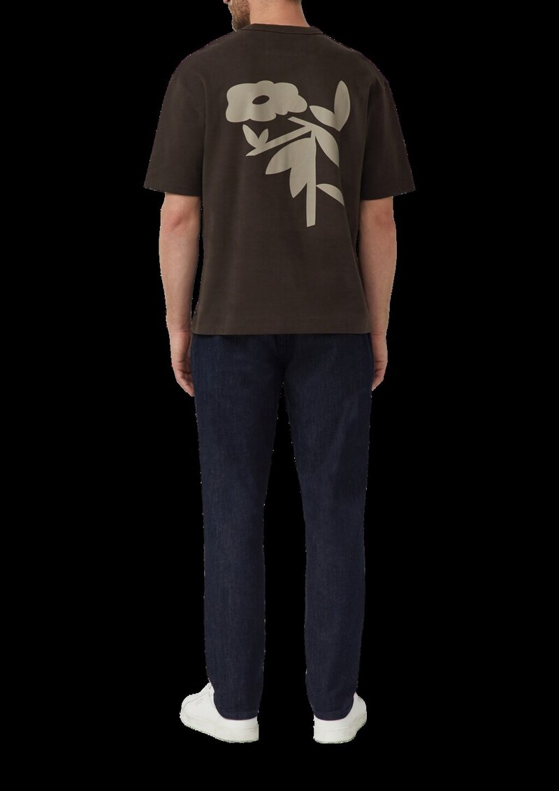 Softes Relaxed-Fit-Shirt aus Heavy Jersey mit Rücken-Artwork