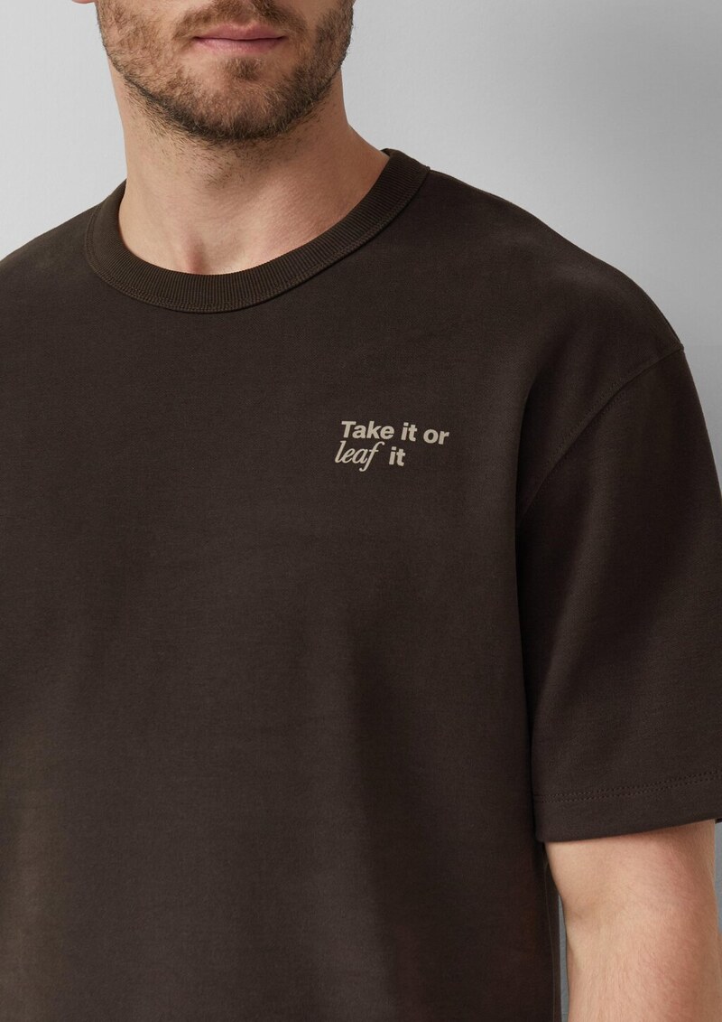 Softes Relaxed-Fit-Shirt aus Heavy Jersey mit Rücken-Artwork