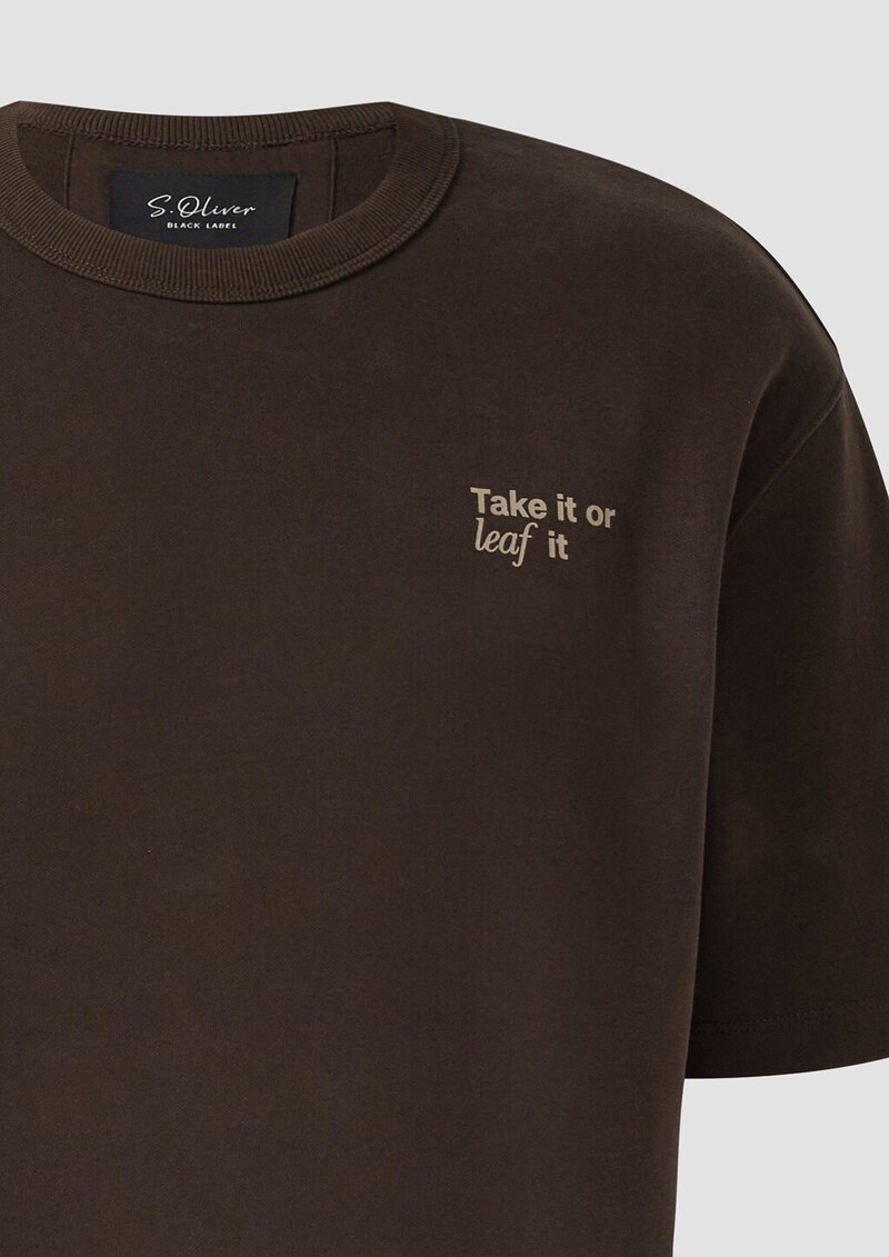 Softes Relaxed-Fit-Shirt aus Heavy Jersey mit Rücken-Artwork