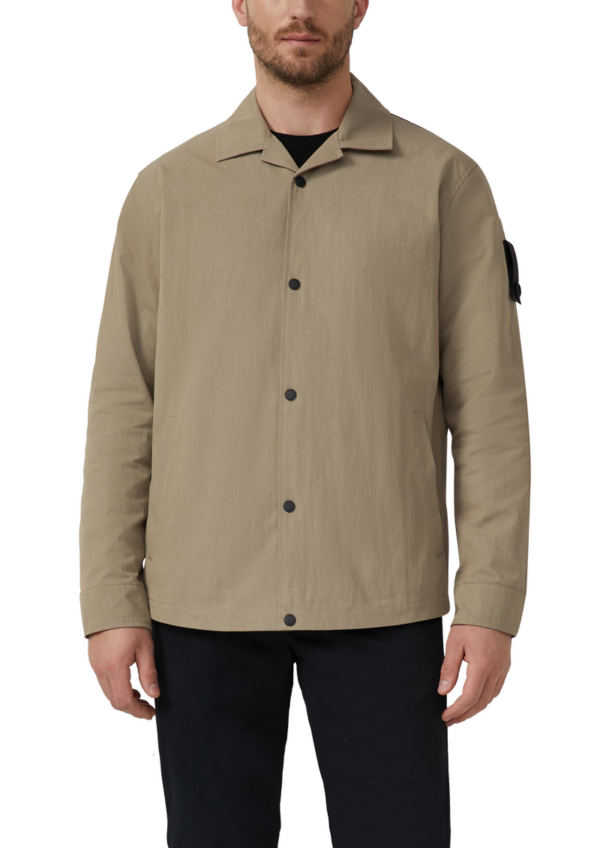 Twill-Overshirt mit Reverskragen
