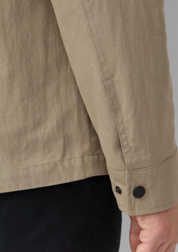 Twill-Overshirt mit Reverskragen