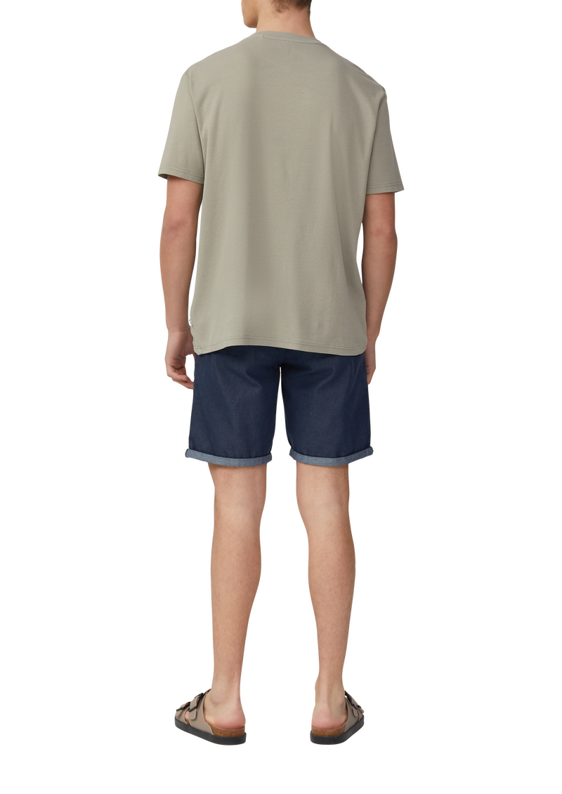 Henley Shirt mit Rippstruktur