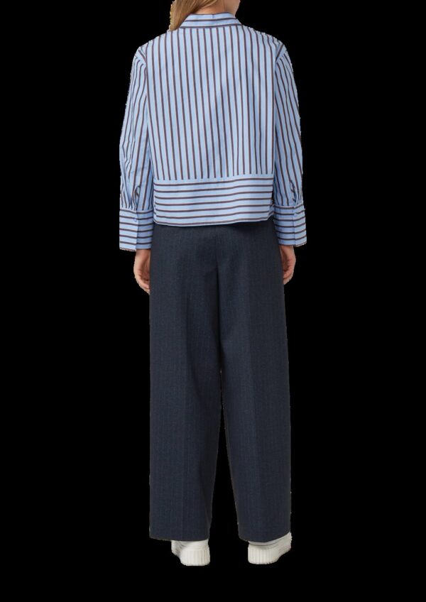 Gestreifte Baumwollbluse im Relaxed Fit