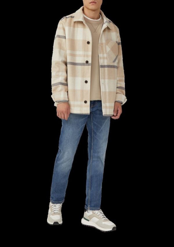 Leichtes Sweatshirt mit Rücken-Print und Rippbündchen