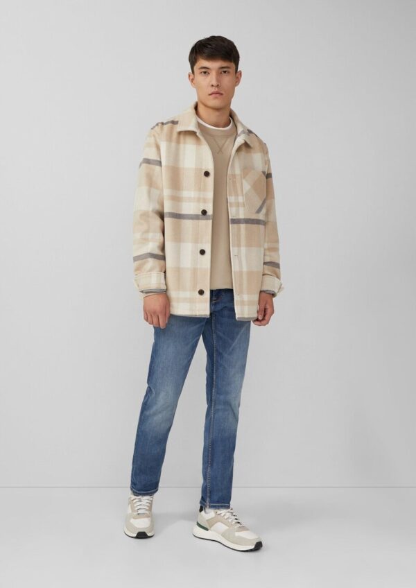 Leichtes Sweatshirt mit Rücken-Print und Rippbündchen