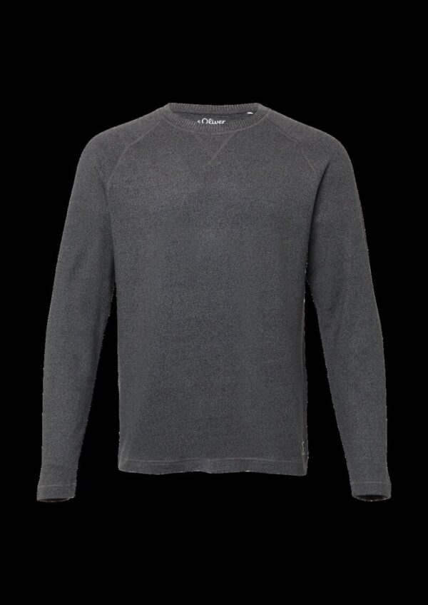 Softes Longsleeve in Melange-Optik