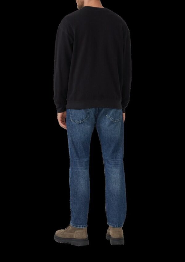 Strukturiertes Relaxed-Fit-Sweatshirt mit Label-Patch