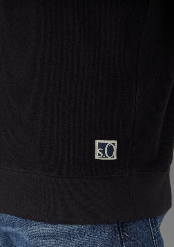 Strukturiertes Relaxed-Fit-Sweatshirt mit Label-Patch