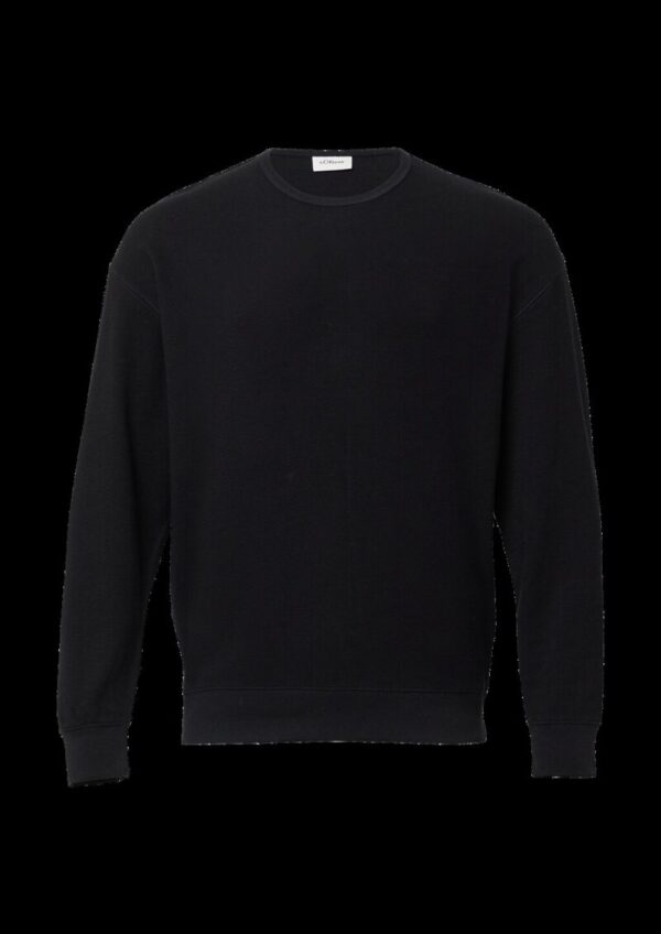 Strukturiertes Relaxed-Fit-Sweatshirt mit Label-Patch