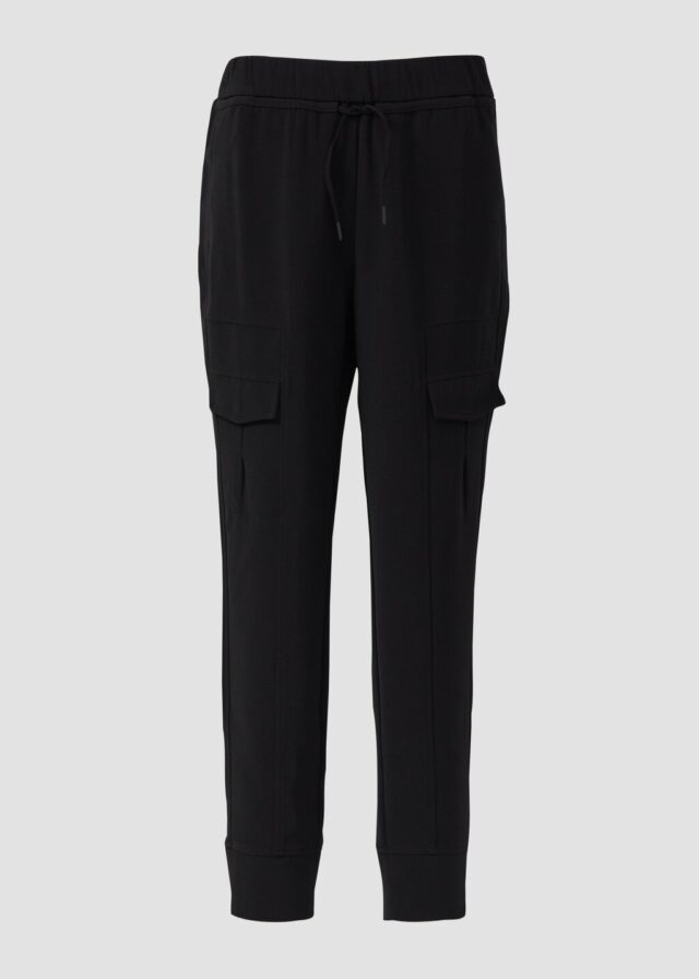 7/8-Hose mit Ziertaschen im Cargo-Stil