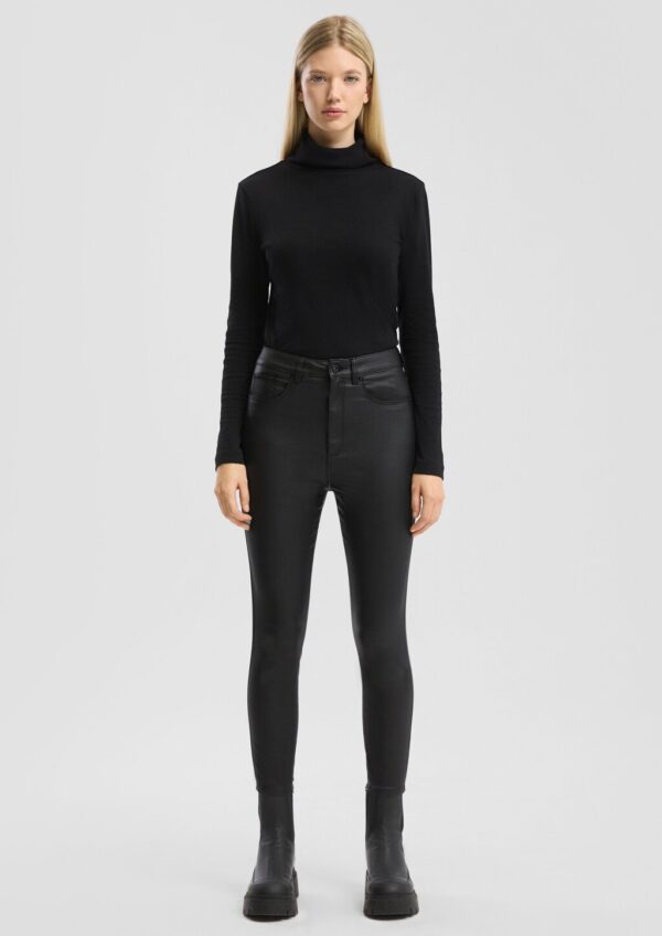 Sadie / Skinny Fit / High Rise / Skinny Leg / Ankle-Länge mit Coating