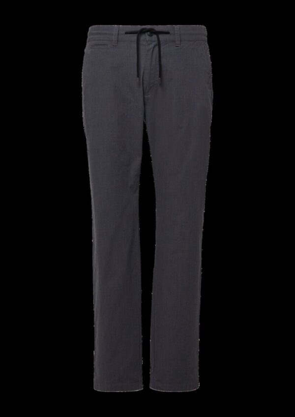 Phoenix: Gemusterte Chino aus Baumwollstretch mit Elastikbund