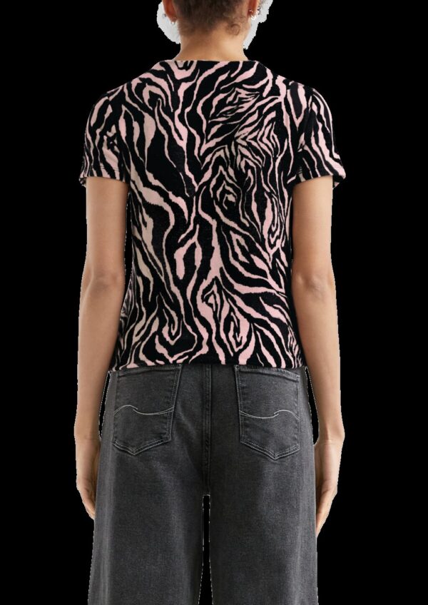 Weiches T-Shirt mit Animal-Print