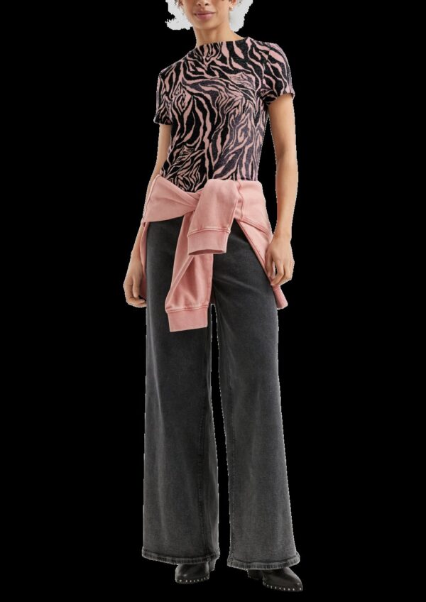 Weiches T-Shirt mit Animal-Print