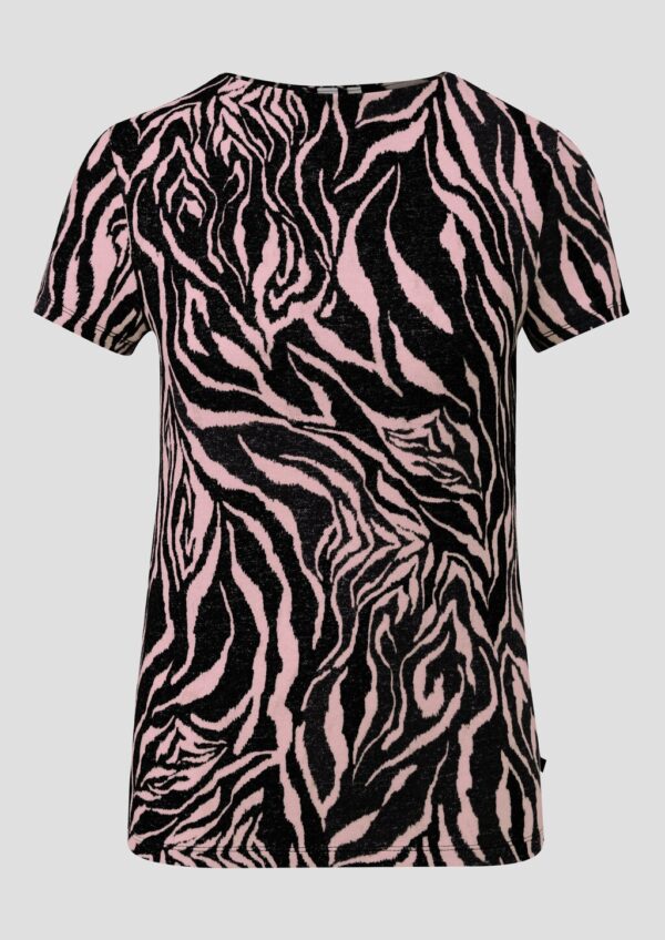 Weiches T-Shirt mit Animal-Print