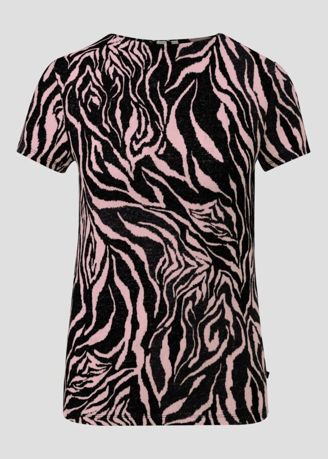 Weiches T-Shirt mit Animal-Print