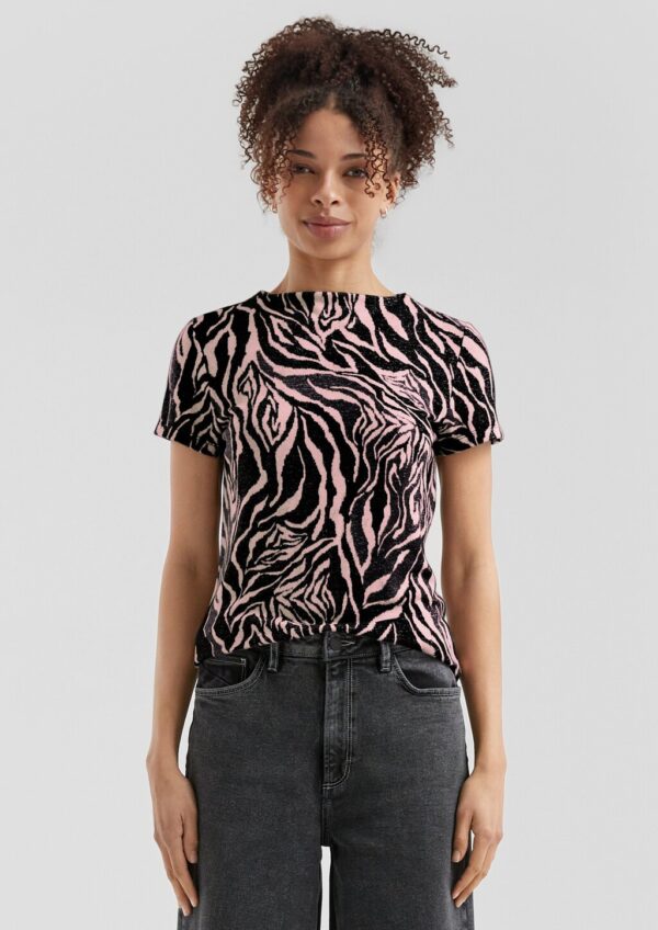 Weiches T-Shirt mit Animal-Print