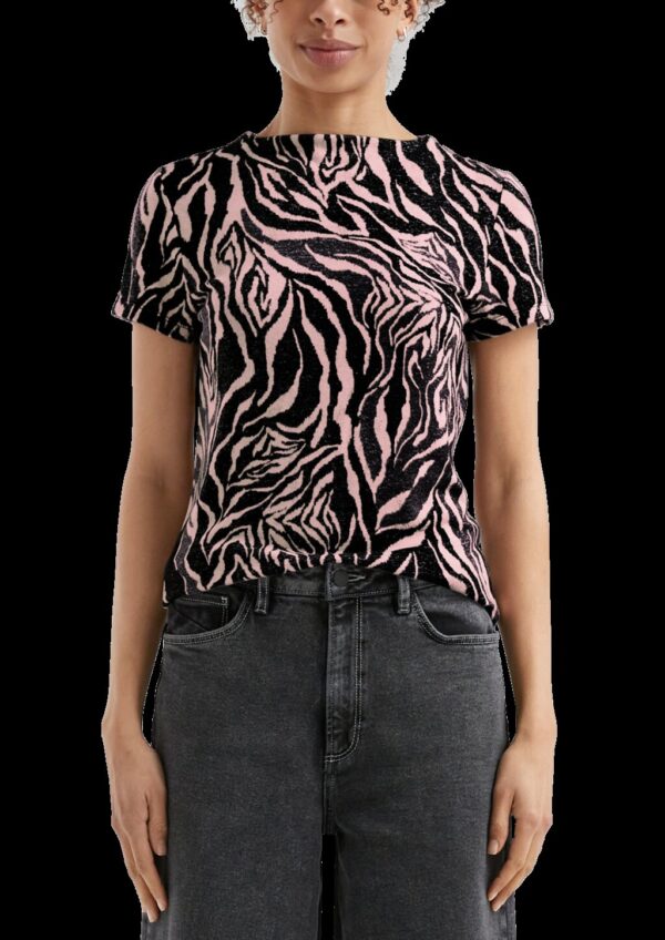 Weiches T-Shirt mit Animal-Print