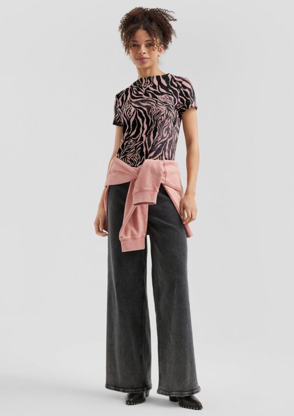 Weiches T-Shirt mit Animal-Print