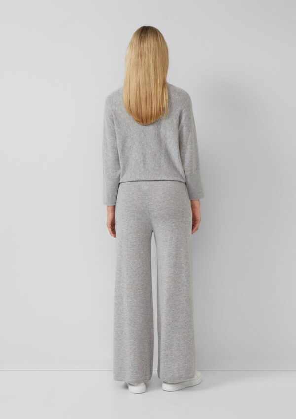 Hochwertige Strickhose aus Kaschmirmix mit Extra-Wide-Leg