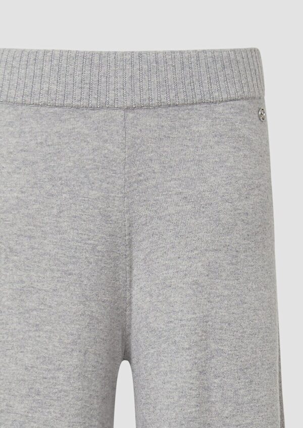 Hochwertige Strickhose aus Kaschmirmix mit Extra-Wide-Leg