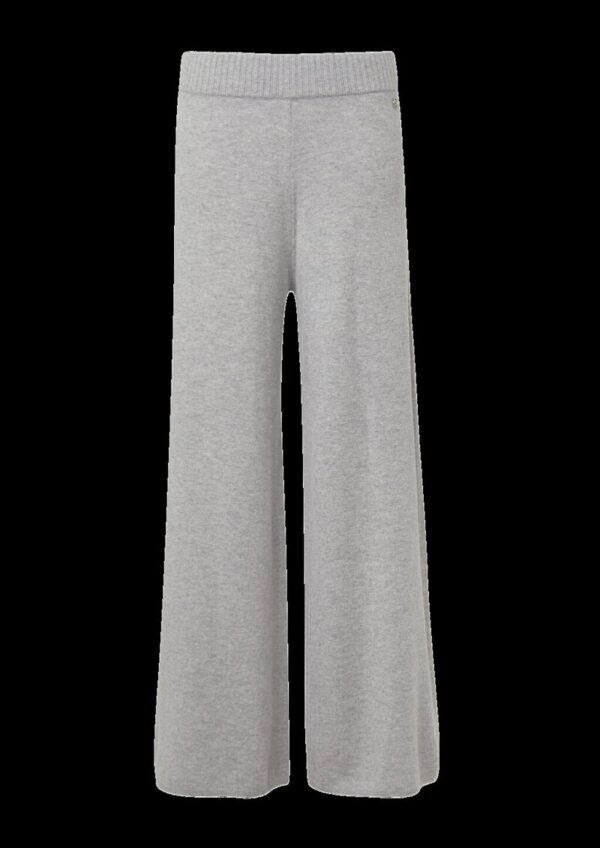 Hochwertige Strickhose aus Kaschmirmix mit Extra-Wide-Leg