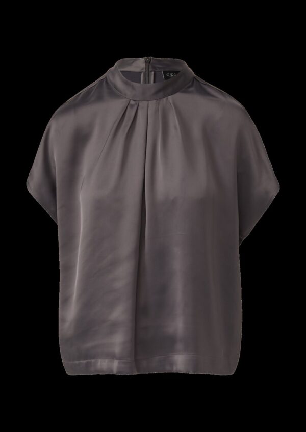 Fließende Satin-Bluse im Loose Fit